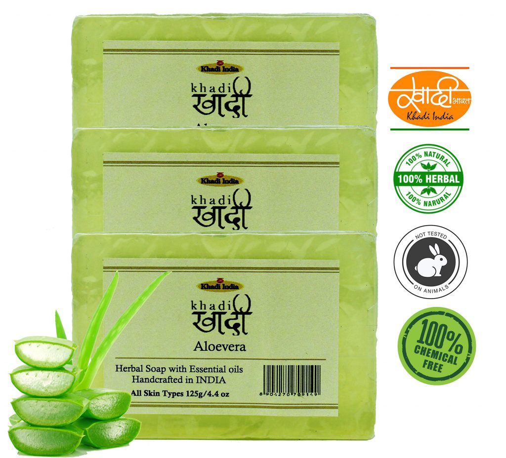 Alovera Soap Pack of  Front